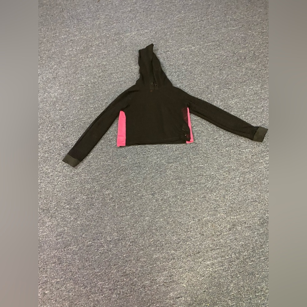 Guess net crop hoodie